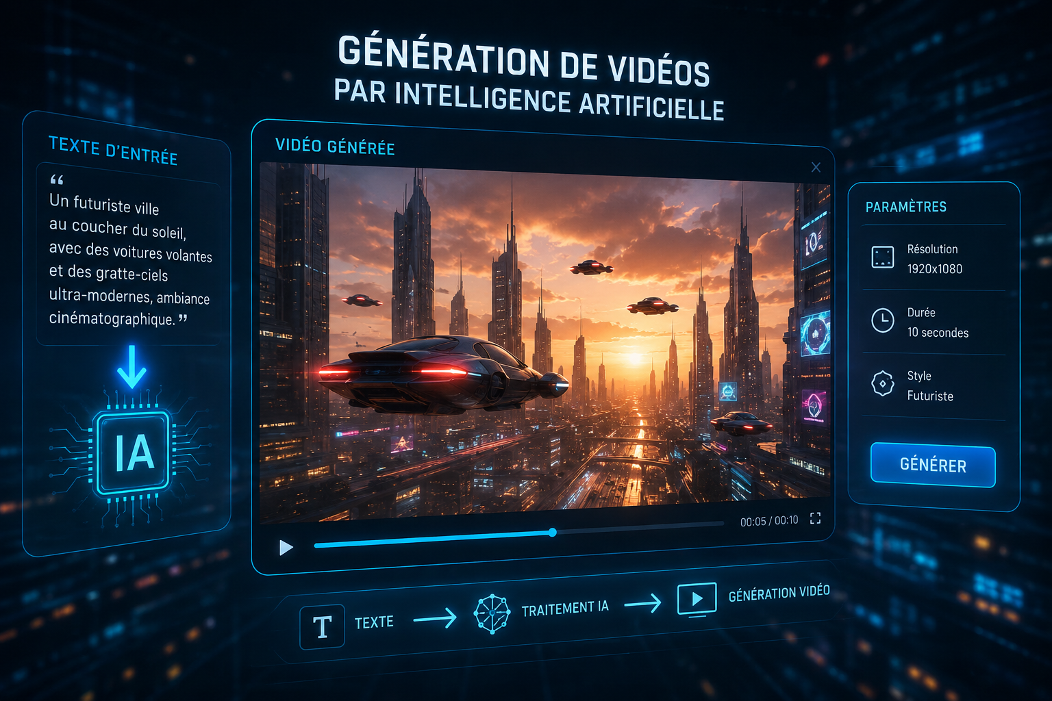 Génération de vidéos par intelligence artificielle