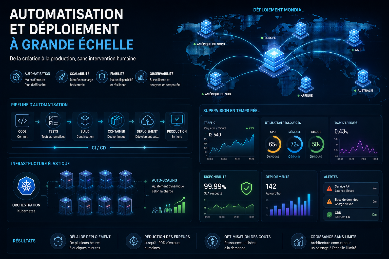Automatisation et déploiement à grande échelle