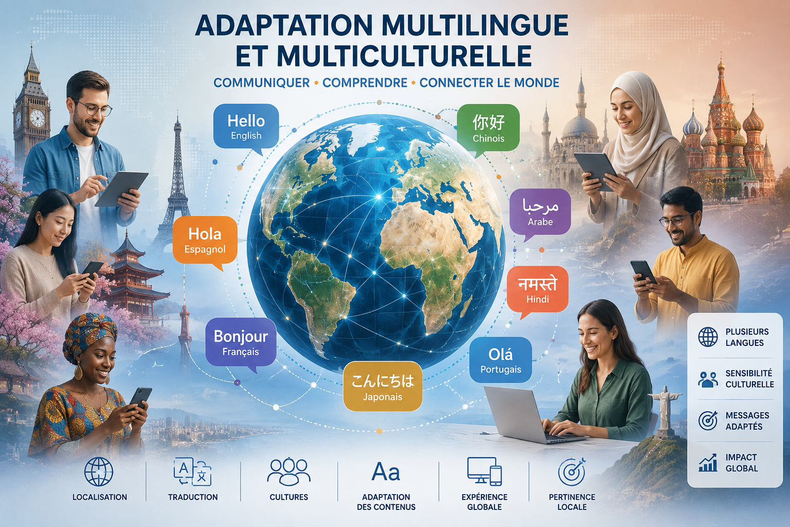 Adaptation multilingue et multiculturelle