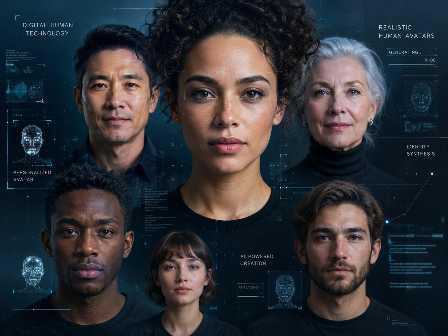 Création d'avatars humains réalistes